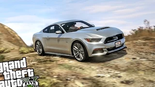 Ford Mustang GT 2015 - GTA 5 PC CRASH TESTING