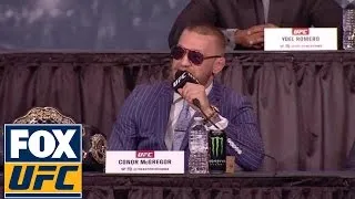 Here's everything Conor McGregor said at the UFC 205 press conference