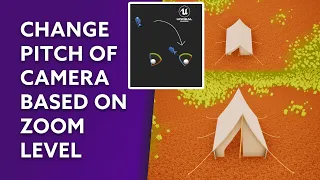 How To Change Camera Pitch On Zoom in Unreal Engine 4 - UE4 RTS / City Builder Tutorial