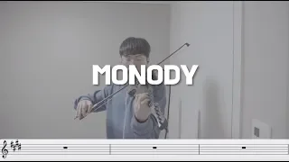 TheFatRat｜Monody｜Sheet Music｜Electronic Pop song｜Electric Violin Cover｜전자바이올린 커버연주