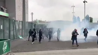 ASSE 1 4 MONACO | Incidents d’avant match à l’entrée du kop sud