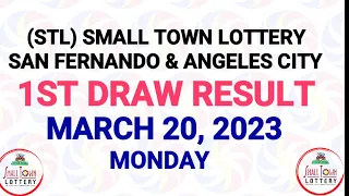 1st Draw March 20, 2023 (Monday) Result | Pampanga Draw and Angeles City Draw
