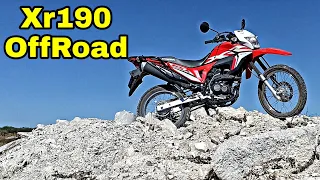 Honda Xr190 OffRoad 💪/ Prueba de manejo en Terracería Honda xr190 | [El Vielza]