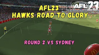 AFL23 Hawks vs Swans Round 2