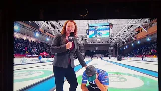 Matt Dunstone after his victory vs Gushue