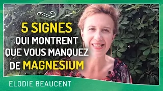 5 SIGNES qui montrent que vous manquez de MAGNESIUM