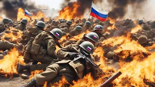 Burned Alive in Fire: Thousands of Russian Soldiers Trapped by Ukrainian Army