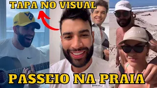 Gusttavo Lima e Andressa Suita PASSEIAM na PRAIA e o Embaixador dá T4PA no VISUAL