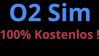 O2 Prepaid Sim karten kostenlos bestellen umsonst 100% free