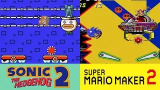 Super Mario Maker 2: Sonic the Hedgehog 2: Casino Night Zone Showcase