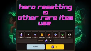 Hero Reset Stones & Other Rare Item Usage | Guardian Tales for Nintendo Switch