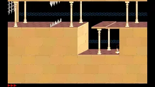 Prince of Persia (DOS, 1989) - Level 4 Possible New Strat for 100% Speedrun