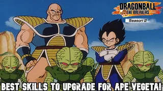 The BEST Skills To UPGRADE For APE VEGETA! - Dragon Ball The Breakers Season 2