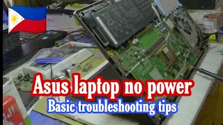 Asus laptop no power | troubleshooting guide