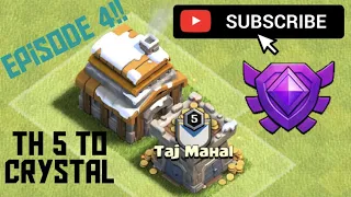 Townhall 5 push to Crystal League!!