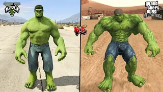 Gta 5 Hulk Vs Gta San Andreas Hulk | Which Is Best ?