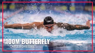 Caeleb Dressel Finishes Strong to Win Men's 100M Butterfly | 2024 TYR Pro Swim Series Westmont