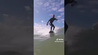 Dill Ripping Small Waves at Muizenberg, Cape Town