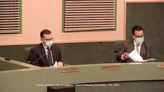 City of Calexico Council Meeting November 17th, 2021