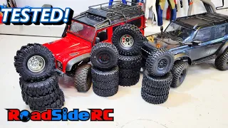 Best Tire for Traxxas TRX-4M?   Stock, Injora, JConcepts all tested!