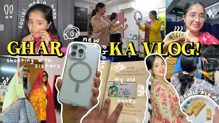 GHAR KA VLOG!🏡 new phone! addressing HATE and COMPARISON; my old books | took a video down