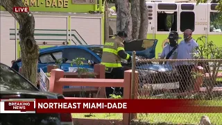 2 girls airlifted to hospital after hit-an-run crash in Miami-Dade