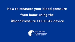 Monitor your blood pressure at home with the iBloodPressure Cellular device