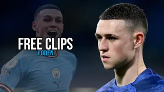 Phil Foden - 4K Clips For Edits - Free Clips 2024 - Skills & Goals - Scene Pack - No Watermark
