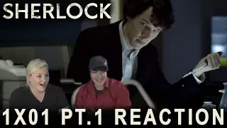 Sherlock 1X01 A STUDY IN PINK PT.1 reaction