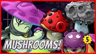 Night Cap The Real Badass Team Mushroom - Plants vs Zombies Heroes Gameplay