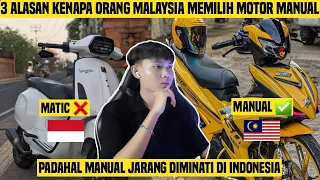 3 ALASAN KENAPA ORANG MALAYSIA SUKA PAKAI MOTOR MANUAL, padahal motor MATIC lebih canggih dan keren!