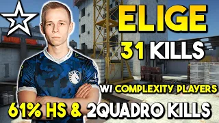 Complexity. EliGE 31Kills w/ JT, floppy, hallzerk on Vertigo - 61% HS & 2x QUADRO KILLS - 5V5 RANKED