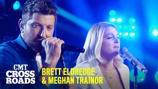 Brett Eldredge & Meghan Trainor Perform 'Wanna Be That Song' | CMT Crossroads