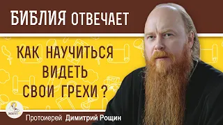 КАК НАУЧИТЬСЯ ВИДЕТЬ СВОИ ГРЕХИ ?  Протоиерей Дмитрий Рощин