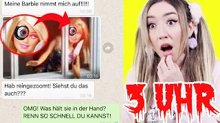 ÖFFNE niemals diese Whatsapp Nachrichten 3 Uhr Nachts Alleine im ZIMMER  (BARBIE stalk DICH)