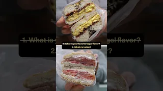 NYC Street Food Episode 5: Bagel Sandwiches