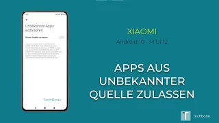 Unbekannte Apps installieren - Xiaomi [Android 10 - MIUI 12]