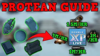 The BEST Way to Use ALL Protean Items for BIG EXP Gains On Double EXP.. (Easy & AFK) - RS3