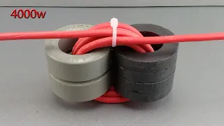 Self Running Free Energy Generator With Magnet - Pvc Copper Use Transformers