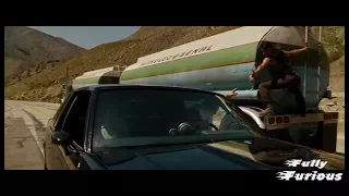 Fast and Furious 4 ( 2009 ) Gas Tanker vs Dom's Car movie scene Hd