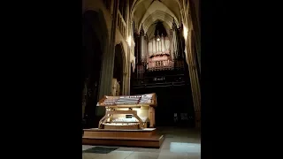 Ch.Tournemire Improvisation sur le Te Deum - Olivier Penin à l'orgue de la Sainte-Clotilde, Paris.