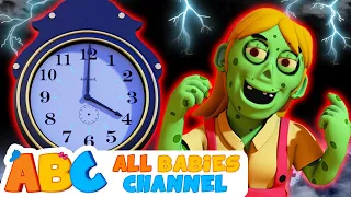 ABC ⏰ Hickory Dickory Dock ⏰ Halloween Nursery Rhymes & Kids Songs | All Babies Channel