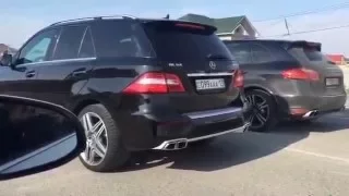 Mersedec ML 63 vs Porsche Cayen turbo