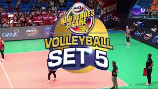 NCAA Women's Volleyball LPU vs. Mapua (Fifth Set) | NCAA Season 99