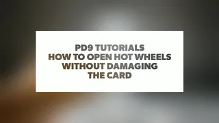 How to Open Hot Wheels Without Damaging the Card | PD9 Tutorials