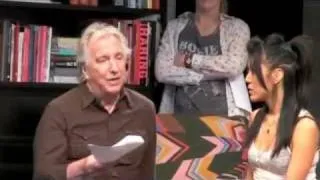 Alan Rickman on stage - Seminar on Broadway