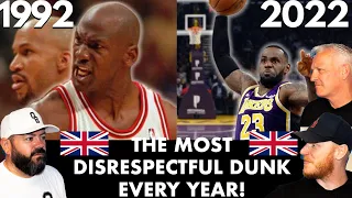 The MOST Disrespectful Dunk Every Year!  REACTION!! | OFFICE BLOKES REACT!!