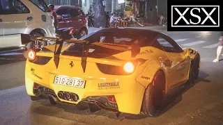 Ferrari 458 Italia Liberty Walk w/ Fi Race Exhaust Start-Up, Revvings & LOUD Sound | XSX