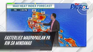 Easterlies magpapaulan pa rin sa Mindanao | TV Patrol