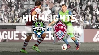Highlights: Seattle Sounders FC at Colorado Rapids | MLS Cup Playoffs | November 27, 2016
